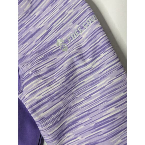 FREE COUNTRY Girls purple white all weather jacket size 5/6 - Picture 2 of 8